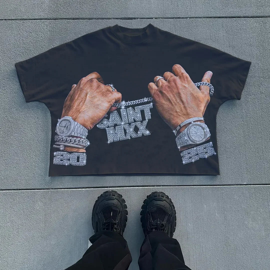 Mens Y2k Oversized T Shirt Lips Print Cotton Streetwear Loose Fit Casual Tee Summer Top Lightweight Comfortable Multiple Colors